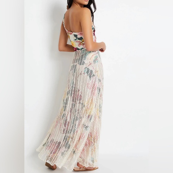 NWT PATBO Hibiscus One Shoulder Lace Dress XS - Picture 4 of 11